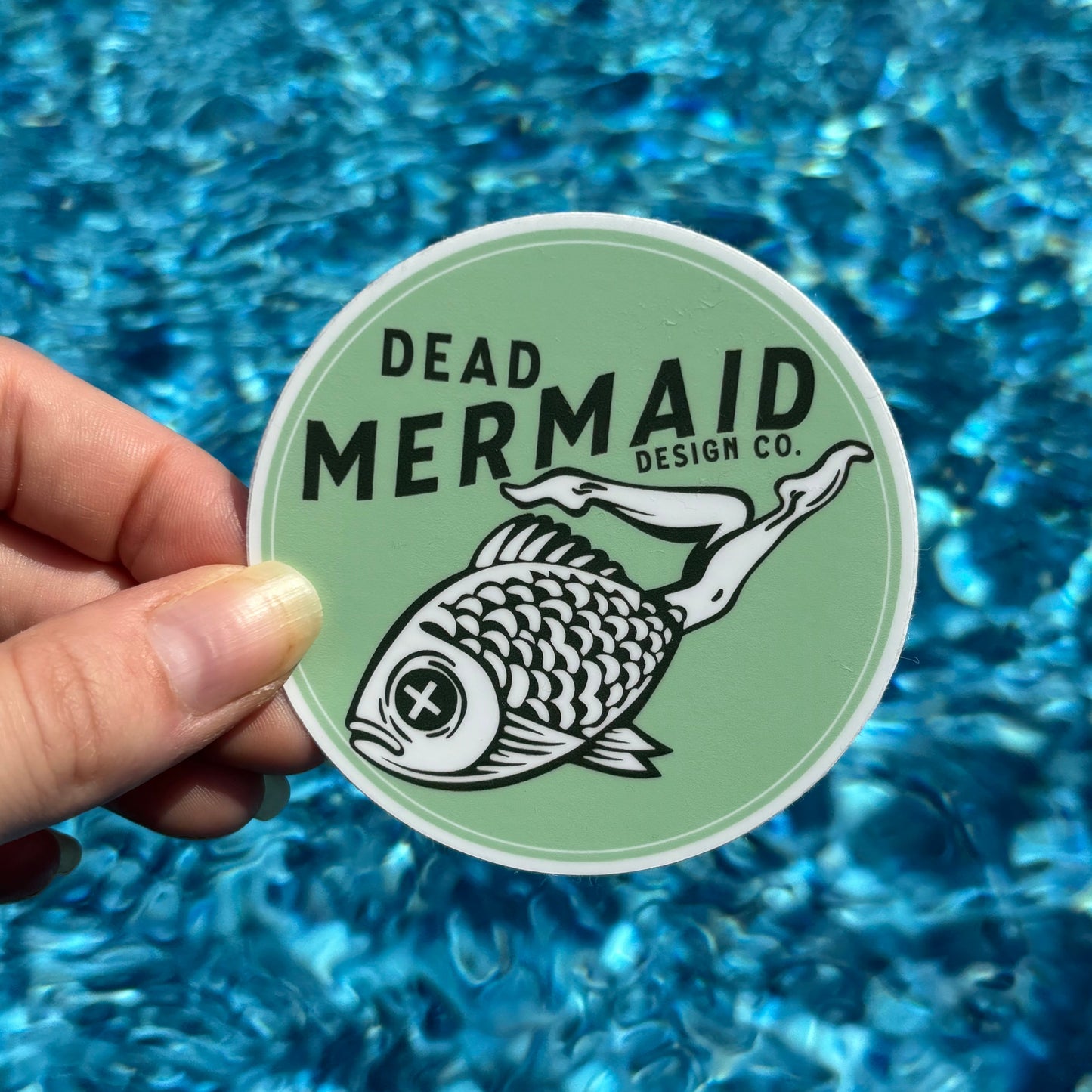 Dead Mermaid Design Co. Logo Vinyl Sticker