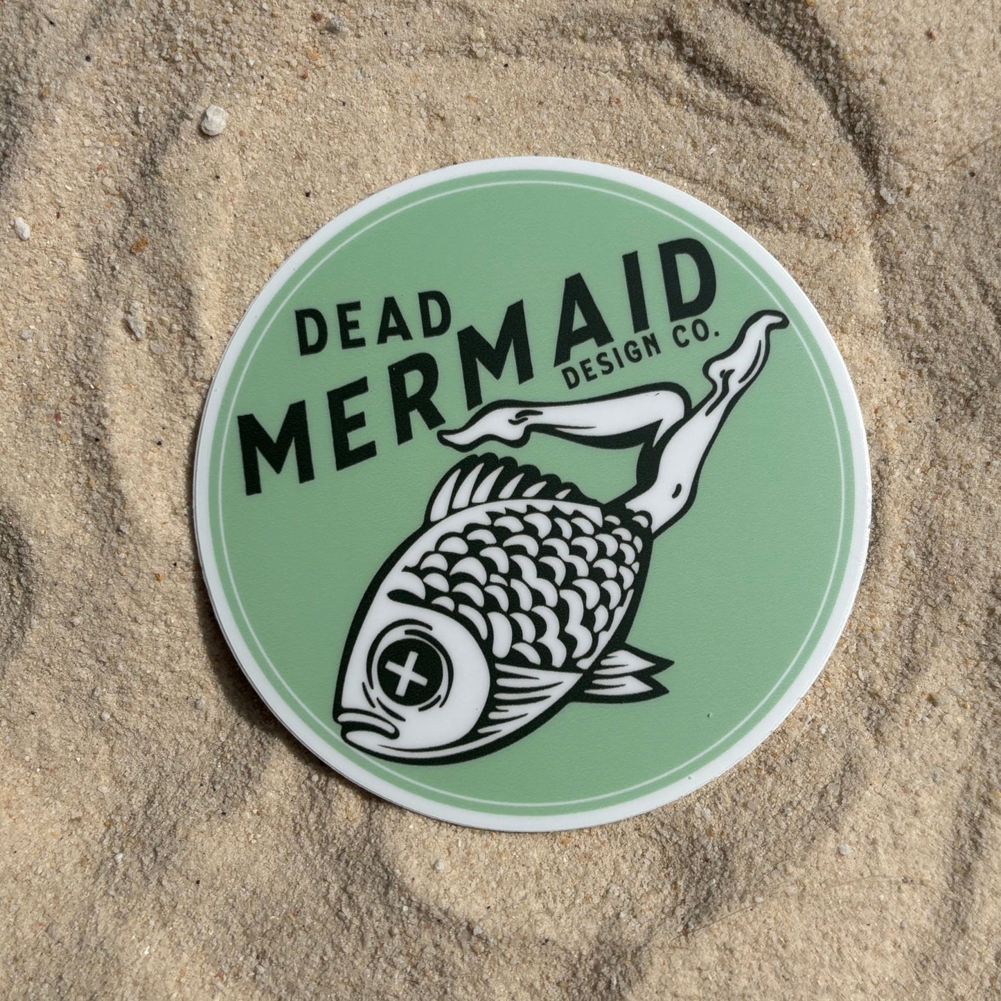Dead Mermaid Design Co. Logo Vinyl Sticker