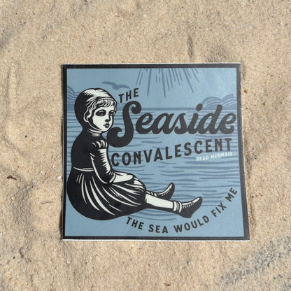 The Seaside Convalescent Haunted Victorian Child Vinyl Sticker